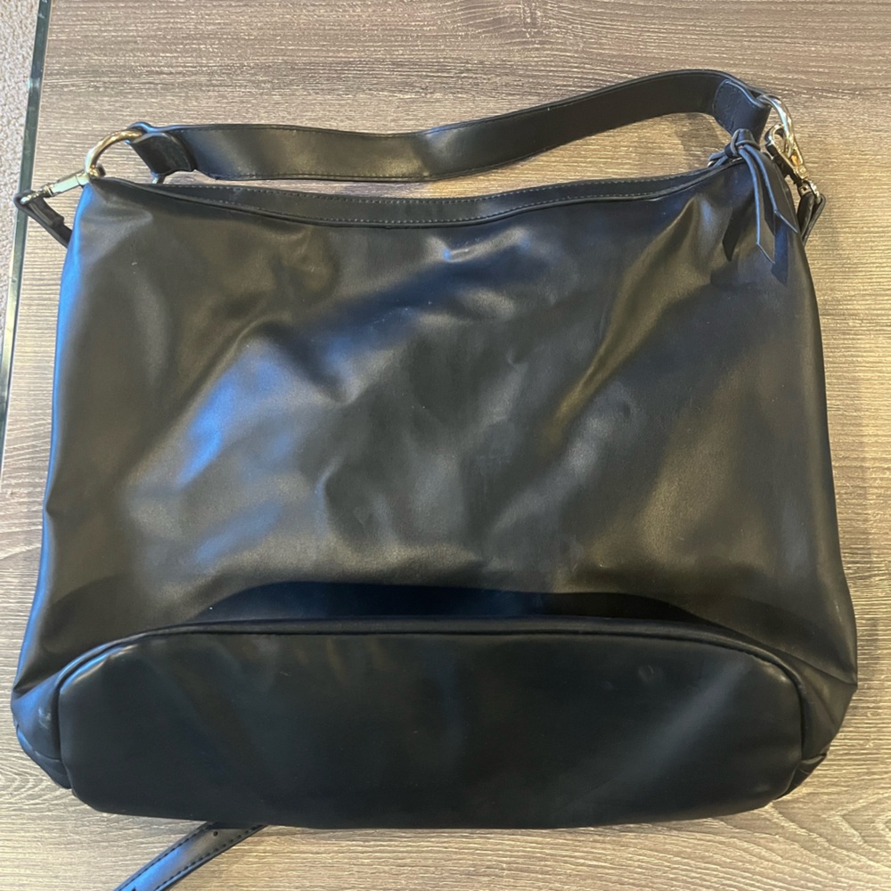 Free People Jinx Black Vegan Leather Tote - Picture 4 of 5